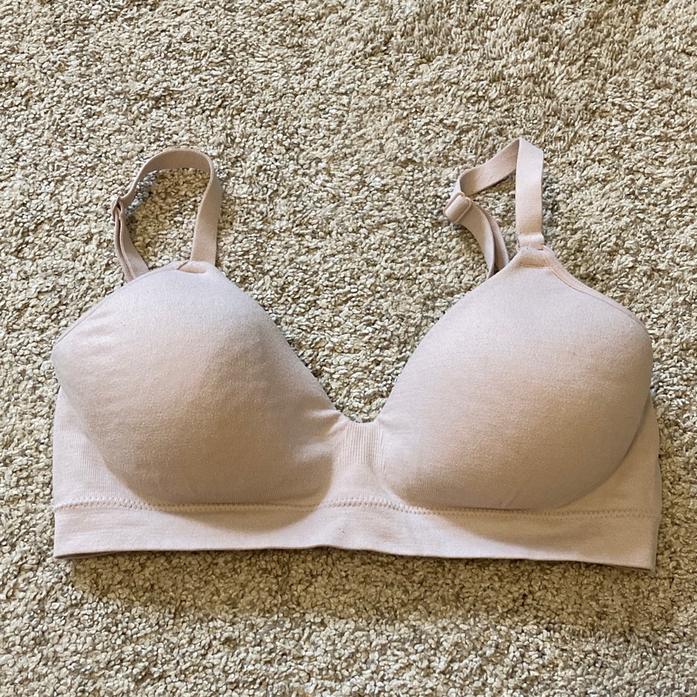 Joyspun Nude Nursing Bra Sz Large